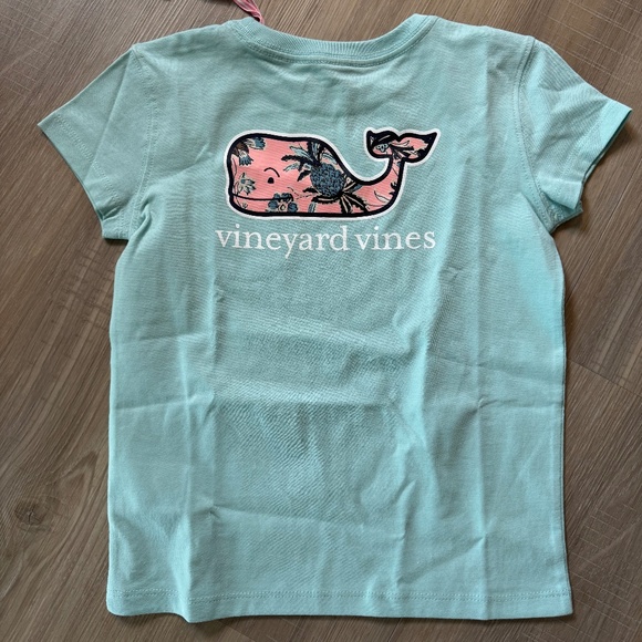 NWT VINEYARD VINES girls Paisley Whale Fill T shirt top size XS 5 6 - Picture 1 of 3